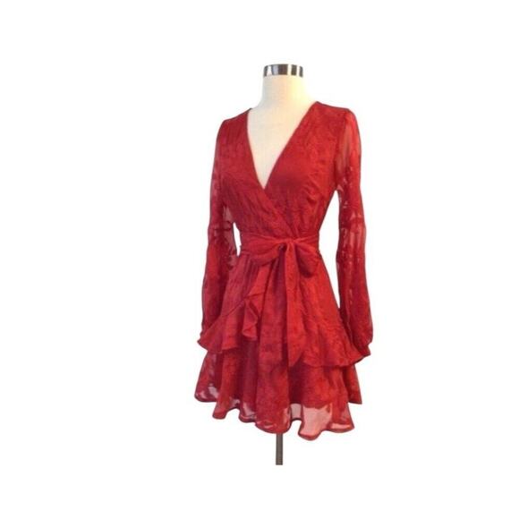 Hello Molly I Heard a Rumor Dress in Cherry Red Size 2 - Picture 5 of 11